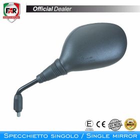 Specchietto manubrio omologato FAR 1604 destro nero