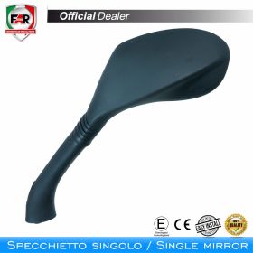 Specchietto manubrio omologato FAR 1682 destro nero