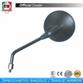 Specchietto manubrio omologato FAR 1948 destro nero