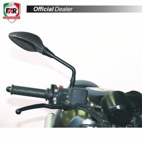Specchietto manubrio FAR 5256 destro universale nero