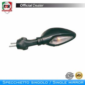 FAR right fairing mirror 5324 black for Ducati