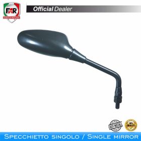 Specchietto manubrio FAR 5347 sinistro universale nero