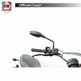Specchietto manubrio FAR 5348 destro universale nero