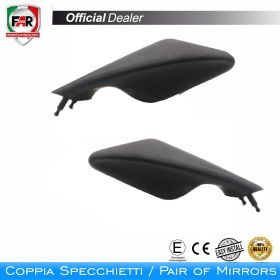Coppia specchietti carena omologati FAR 5356/5357 neri