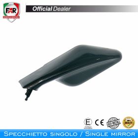 FAR 5356 approved right black fairing mirror