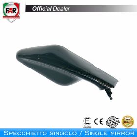 FAR 5357 Left Black Fairing Mirror Approved