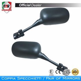 Coppia specchietti carena omologati FAR 5479/5480 neri