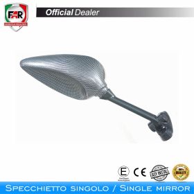 FAR approved left fairing mirror 5493 black for Suzuki