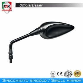 Specchietto manubrio omologato FAR 5500 destro universale nero