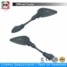 Coppia specchietti carena omologati FAR 5513/5514 carbon look per Yamaha