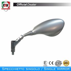 Specchietto manubrio omologato FAR 5574 destro carbon look universale