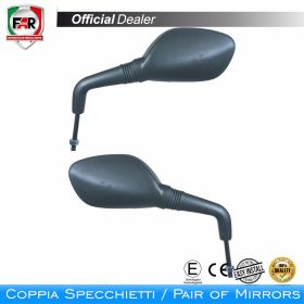 FAR 5601/5602 genehmigte schwarze Lenker Spiegel
