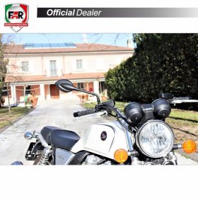 FAR 5603 Universal Reversible Black Handlebars Mirror Approved
