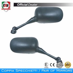 Coppia specchietti carena omologati FAR 5637/5638 neri