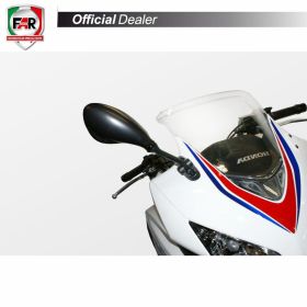 Specchietto carena omologato FAR destro 5696 nero per Suzuki
