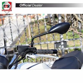 Specchietto manubrio omologato FAR 5713 sinistro universale cromo
