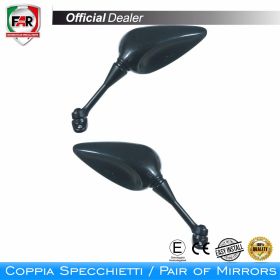 Coppia specchietti carena omologati FAR 5801/5802 carbon look per Honda