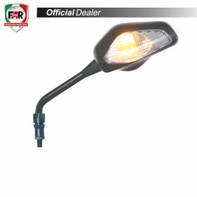 Coppia specchietti manubrio omologati FAR 5963/5964 neri