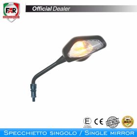 FAR 5964 Approved Right Black Handlebar Mirror