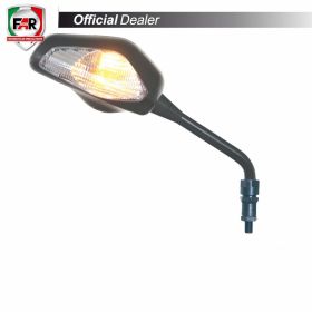 FAR 5964 Approved Right Black Handlebar Mirror