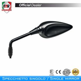 Specchietto manubrio omologato FAR 5996 destro nero