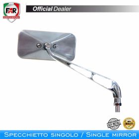 FAR 6025 Reversible Handlebar Mirror Carbon Look Universal