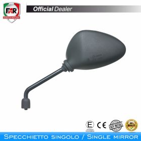 Specchietto manubrio omologato FAR 6082 destro nero
