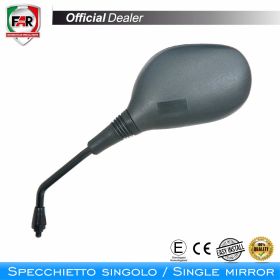 Specchietto manubrio omologato FAR 6092 destro nero