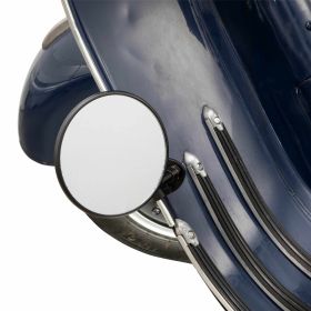 Specchietto FAR 110 mm plastica nera M8 omologato sinistra o destra