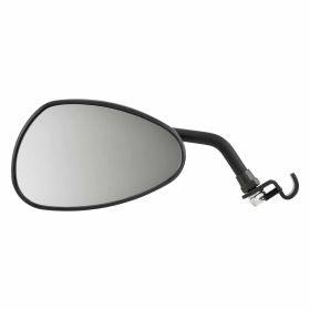 Specchietto FAR sinistro in plastica nera filettatura M8 leva regolabile