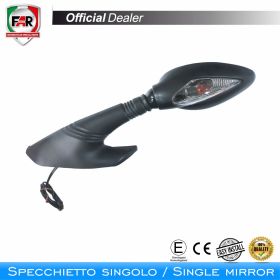 Specchietto carena omologato FAR 6208 destro nero