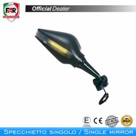 FAR 6253 Universal Left Black Fairing Mirror