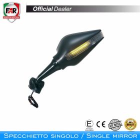FAR 6254 Universal Right Black Fairing Mirror
