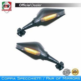 FAR 6287/6288 black fairing mirror set for Yamaha