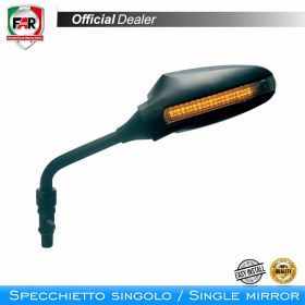 FAR right handlebar mirror 6416 black for Ducati