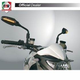 FAR right handlebar mirror 6416 black for Ducati