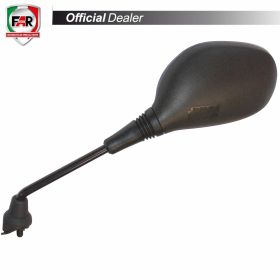 Specchietto manubrio omologato FAR 6433 sinistro nero