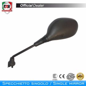 Specchietto manubrio omologato FAR 6434 destro nero