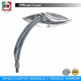 Specchietto manubrio FAR 6556 destro universale cromo