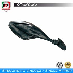 Specchietto carena FAR 6755 sinistro universale nero