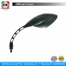 Specchietto manubrio FAR 6764 destro universale nero