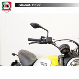 FAR 6768 Right Universal Handlebar Mirror Black