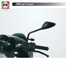 Specchietto manubrio FAR 6780 sinistro universale nero