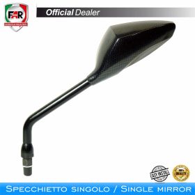 Specchietto manubrio FAR 6781 destro universale nero