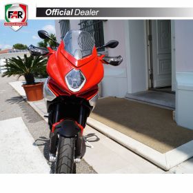 Approved FAR 6806 Black Reversible Handlebar Mirror for BMW