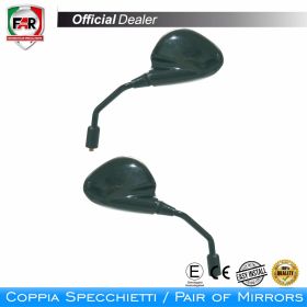 FAR 6949/6950 approved handlebar mirror pair black
