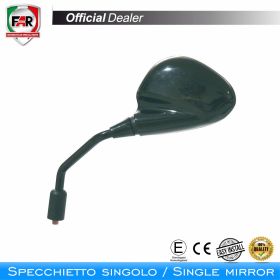 Specchietto manubrio omologato FAR 6950 destro nero