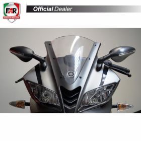 FAR 7037 universal left black fairing mirror approved