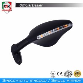 FAR 7038 Universal Right Black Fairing Mirror