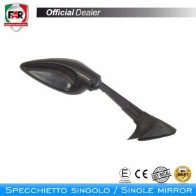 FAR homologated left fairing mirror 7122 black for Yamaha T-Max